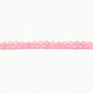 Rose Quartz Faceted Round Gemstone Beads 13.5" Strand