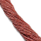 Natural Garnet Faceted Rondelle Gemstone Beads 12" Strand