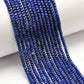 Blue Quartz Rondelle Faceted Gemstone Beads 13.5" Strand
