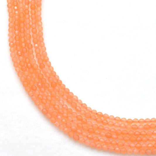 Honey Quartz Faceted Round Gemstone Beads 4mm  15" Strand
