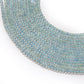 3-3.5 mm Natural Aquamarine Round Gemstone Beads – 15.5" Strand – DIY Jewelry Making