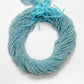3-3.5 mm Natural Aquamarine Round Gemstone Beads – 15.5" Strand – DIY Jewelry Making