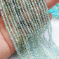 3-3.5 mm Natural Aquamarine Round Gemstone Beads – 15.5" Strand – DIY Jewelry Making