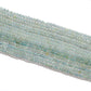Natural Aquamarine Round Gemstone Beads, 4-5mm – 15" Strand – Handmade Jewelry