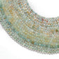 Natural Aquamarine Round Gemstone Beads, 4-5mm – 15" Strand – Handmade Jewelry