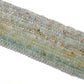 Natural Aquamarine Round Gemstone Beads, 4-5mm – 15" Strand – Handmade Jewelry