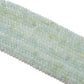 Natural Aquamarine Round Gemstone Beads, 4-5mm – 15" Strand – Handmade Jewelry