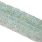 Premium Natural Aquamarine Beads – 6-6.5mm Round – 15" Strand for Jewelry Designers
