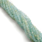 Premium Natural Aquamarine Beads – 6-6.5mm Round – 15" Strand for Jewelry Designers