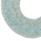 Premium Natural Aquamarine Beads – 6-6.5mm Round – 15" Strand for Jewelry Designers
