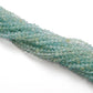 Premium Natural Aquamarine Beads – 6-6.5mm Round – 15" Strand for Jewelry Designers