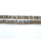 Natural Fire Labradorite Rondelle Gemstone Beads 10.5 inch Strand