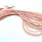 Natural Peach Moonstone Round Gemstone 16" Strand