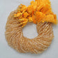 Natural Citrine Tube Shape Gemstone Beads 16 inch Strand