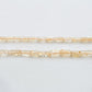 Natural Citrine Tube Shape Gemstone Beads 16 inch Strand