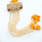 Natural Citrine Plain Teardrop Shape Gemstone 16 inch Strand