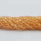 Natural Citrine Faceted Coin Shape Gemstone 14 inch Strand
