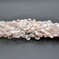 Rose Quartz Faceted Heart Shape Gemstone 8mm Strand 10" Strand