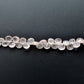 Rose Quartz Faceted Heart Shape Gemstone 8mm Strand 10" Strand
