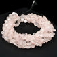 Natural Rose Quartz Plain Cushion Gemstone Beads 17" Strand