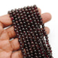 natural rhodolite garnet plain round beads strand 5.5-6mm 160 pcs 14 inch untreated gemstone jewelry beads SAR Gems