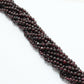 natural rhodolite garnet plain round beads strand 5.5-6mm 160 pcs 14 inch untreated gemstone jewelry beads SAR Gems