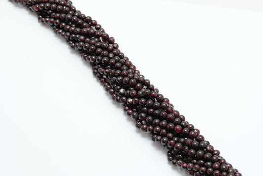 natural rhodolite garnet plain round beads strand 5.5-6mm 160 pcs 14 inch untreated gemstone jewelry beads SAR Gems