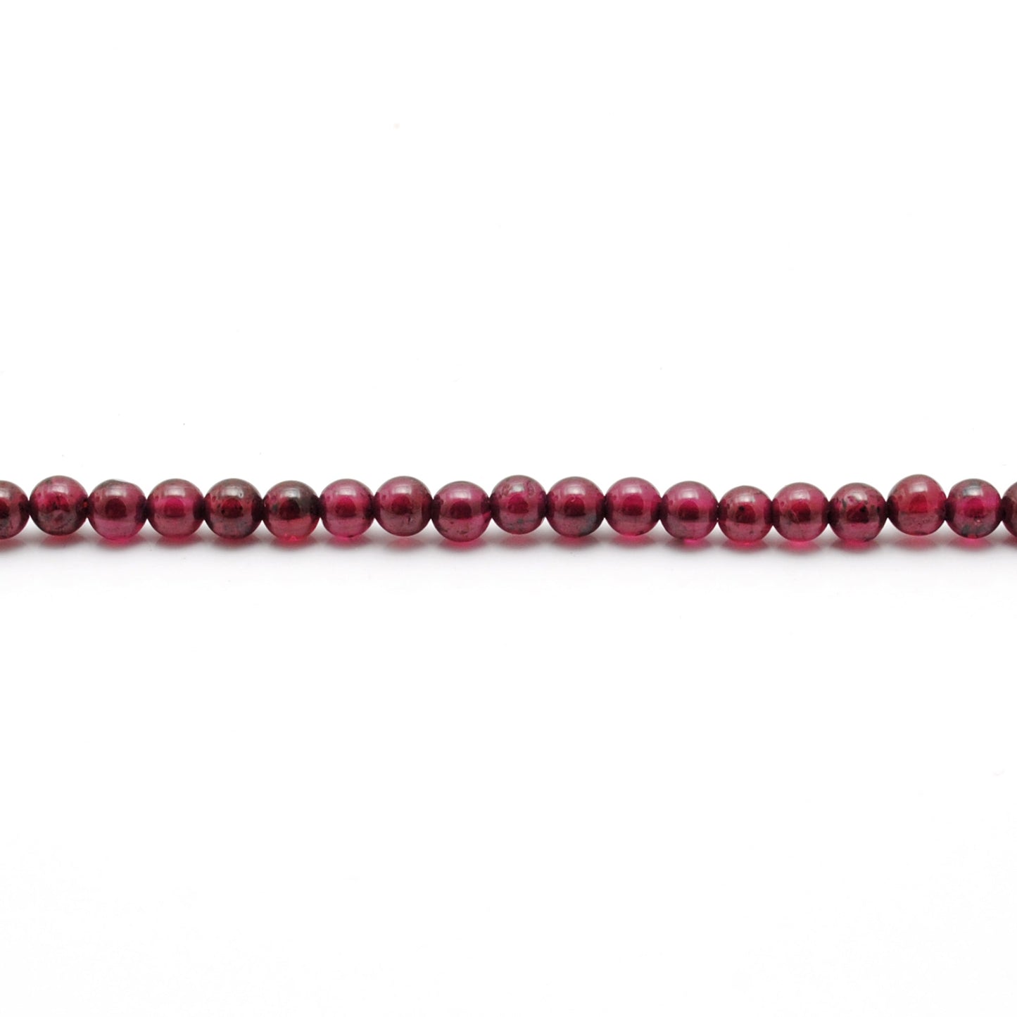 Natural Rhodolite Garnet Beads, Round 5.5-6mm, 160-164 Pcs, 14" Strand – SAR Gems
