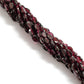 natural rhodolite garnet faceted oval beads strand, 5x7 to 6x8 mm, 17 inch, polished untreated red gemstone, SAR Gems
