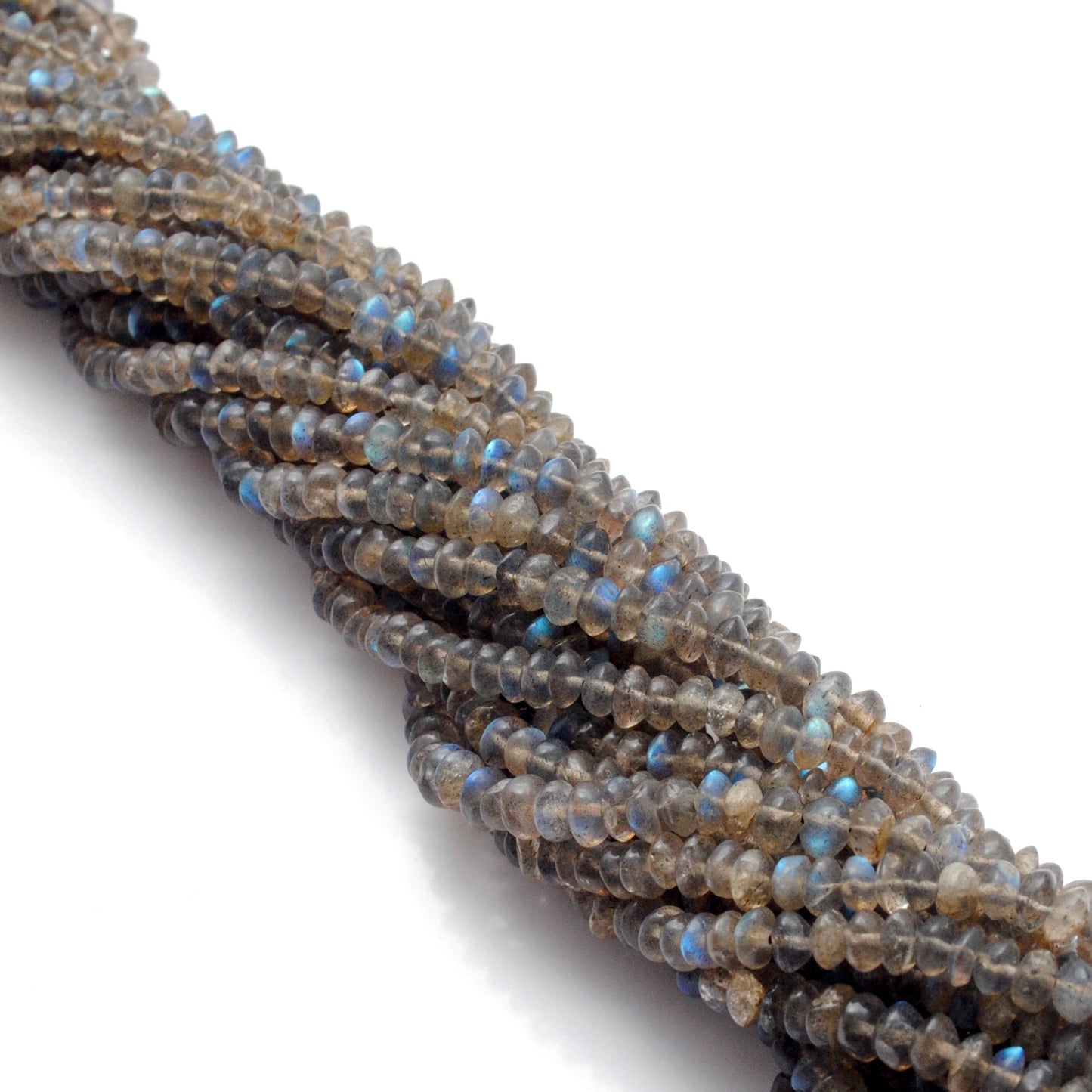 natural labradorite plain button beads strand, 4.5-5.5mm, 130 pcs, 14 inch, polished untreated gemstone, SAR Gems