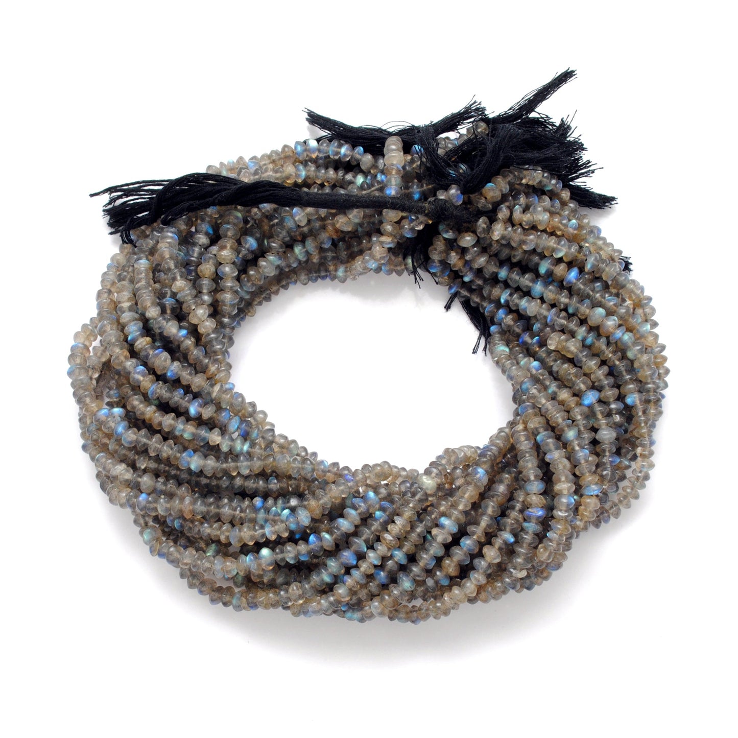 natural labradorite plain button beads strand, 4.5-5.5mm, 130 pcs, 14 inch, polished untreated gemstone, SAR Gems