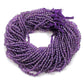 Natural Amethyst Round Gemstone Beads, 4-4.5mm 15" Strand, DIY Jewelry