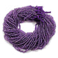 Natural Amethyst Round Gemstone Beads, 4-4.5mm 15" Strand, DIY Jewelry