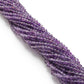 Natural Amethyst Smooth Round Gemstone Beads