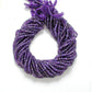 AAA Natural Amethyst Rondelle Gemstone Beads, 5-6mm 15 inch Strand – SAR Gems