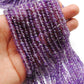 AAA Natural Amethyst Rondelle Gemstone Beads, 5-6mm 15 inch Strand – SAR Gems