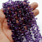 Natural Amethyst Drop Shape AAA Gemstone Beads, Mixed Sizes, 14-Inch Strand