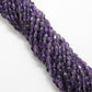 Natural Amethyst Oval Gemstone Beads – 5x7-6x9mm Mix Sizes – 15" Inch Strand