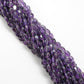 Natural Amethyst Oval Gemstone Beads – 5x7-6x9mm Mix Sizes – 15" Inch Strand