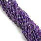 Natural Amethyst Oval Gemstone Beads – 5x7-6x9mm Mix Sizes – 15" Inch Strand