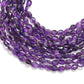 Natural Amethyst Oval Beads – 7x10-8x11mm Mix Sizes – 14" Strand DIY Jewelry Making