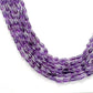 Natural Amethyst Drop Gemstone Beads, Multi-Size (4x7mm - 5x12mm), 14" Strand