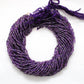 Natural Amethyst Drop Gemstone Beads, Multi-Size (4x7mm - 5x12mm), 14" Strand