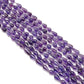 Natural Amethyst Drop Gemstone Beads – Side Drilled for DIY Jewelry Making (Mixed Sizes) 14" Strand