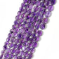 Natural Amethyst Oval Beads, 6x7–8x9mm Mixed Size, 15-Inch Strand – Wholesale Gemstone Beads for Jewelry Making