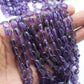Natural Amethyst Oval Beads, 6x7–8x9mm Mixed Size, 15-Inch Strand – Wholesale Gemstone Beads for Jewelry Making