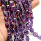 Natural Amethyst Nugget Beads, 8x11–12x18mm Mixed Size – 15-Inch Strand for DIY Jewelry Making