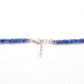 Natural Blue Sapphire Rondelle Beaded Necklace – 18" 925 Sterling Silver Choker