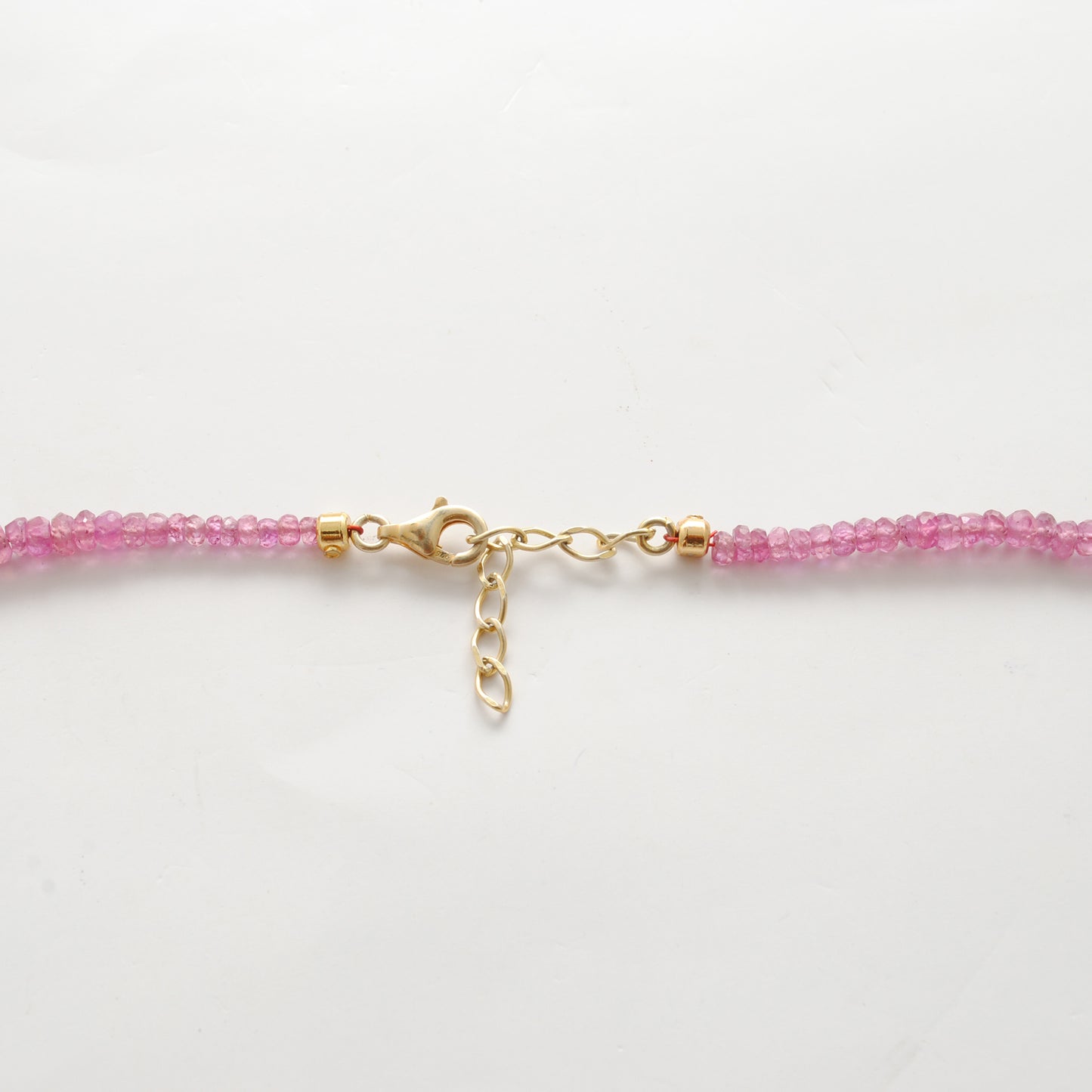 Natural 3-4mm Ruby and 6mm Pearl Beaded 925 Silver Necklace