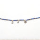 18" Natural Lapis Lazuli & Emerald Necklace – 2mm Faceted Gemstone Beads